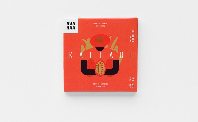 巧克力與插畫包裝設計細節體現了品牌對產品的態度