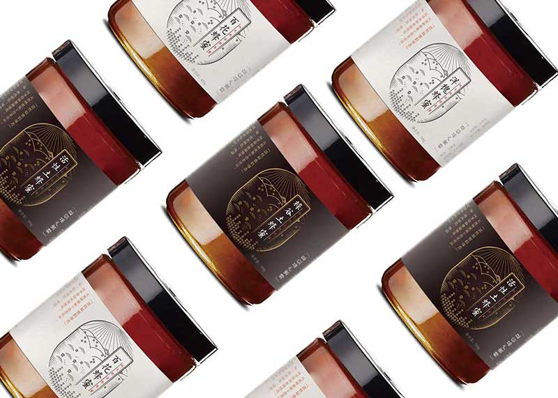 蜂蜜伴手禮插畫包裝設計,蜂蜜禮盒包裝設計