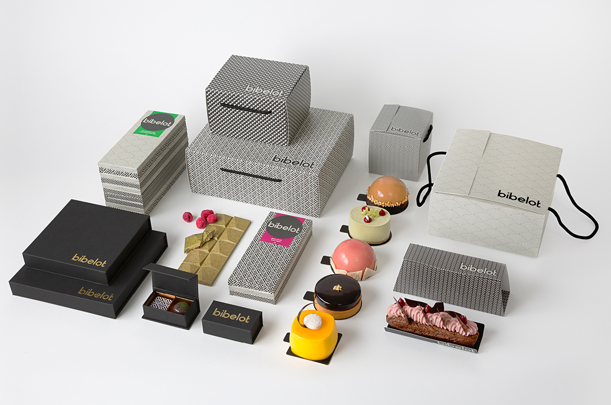 歐式甜品店品牌包裝設計，飲品與甜點的天堂