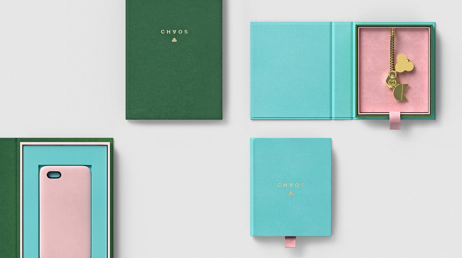 時尚配飾品牌個性配飾手機殼、護身符、拉鏈等創意產品包裝設計