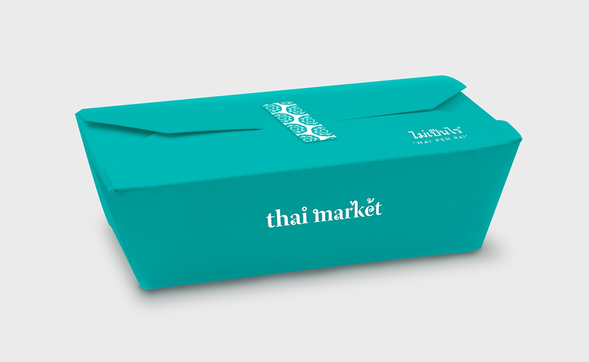 泰國快餐店的品牌設(shè)計(jì)，標(biāo)志設(shè)計(jì)和包裝設(shè)計(jì)