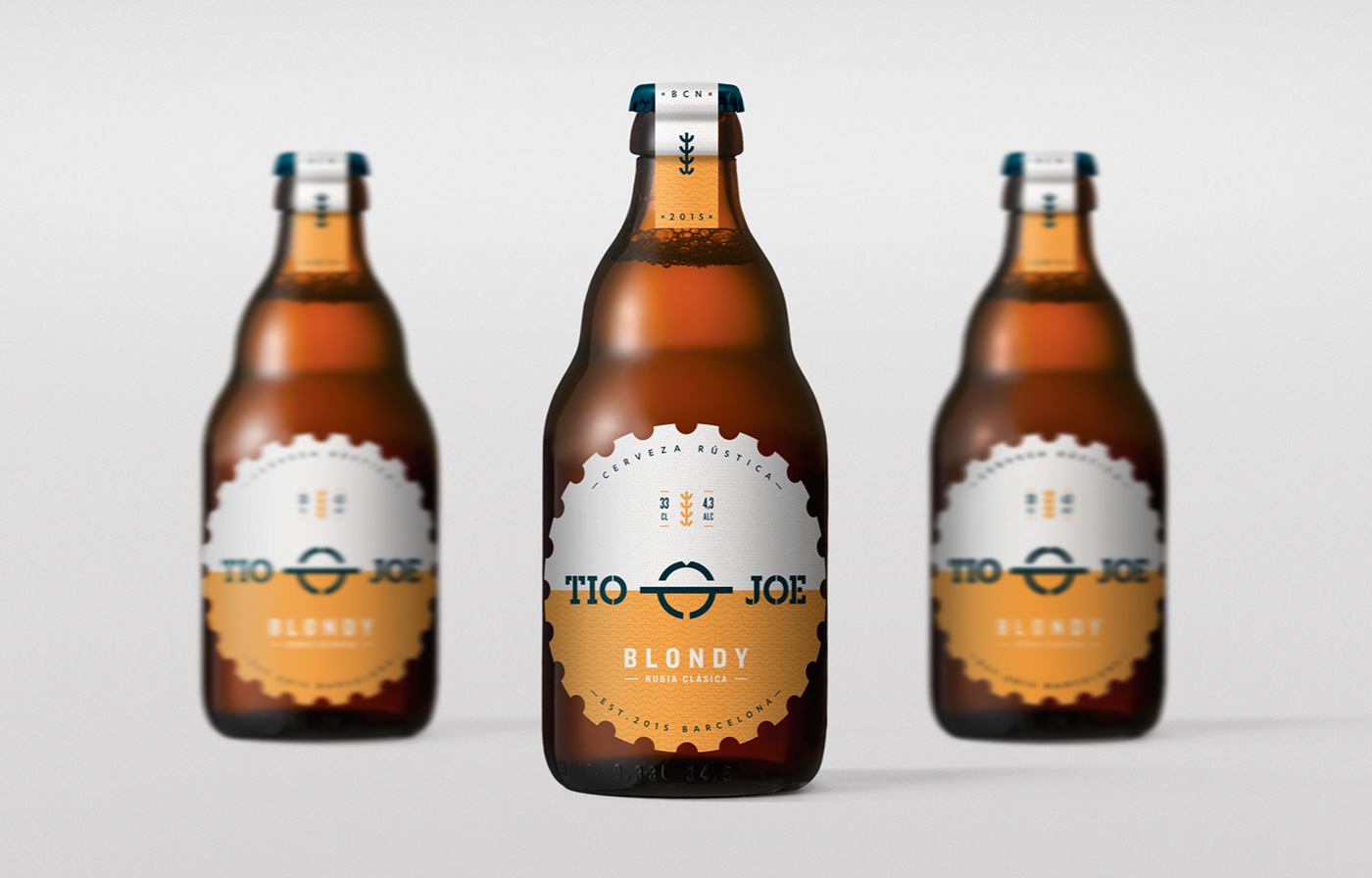 鄉村特色飲料啤酒包裝設計