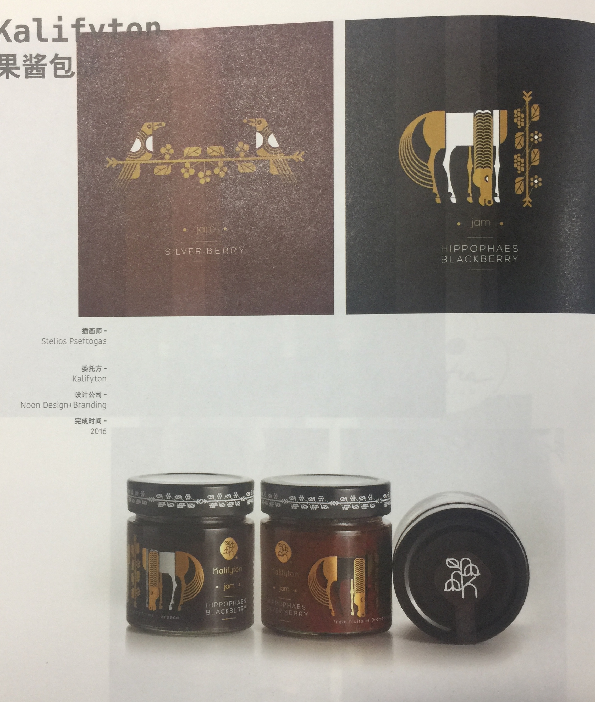 帶來獨(dú)特味覺體驗(yàn)的食品-黑莓、銀果胡頹子和沙棘果醬包裝設(shè)計