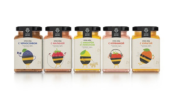 可愛到飛起的小水果？俏皮蜂蜜漿果包裝設計